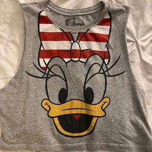 Daisy Duck sleeveless crop top